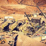 A picturesque view of the Crushing Facility at the Moss Mine.