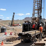 Moss Mine construction - Drill